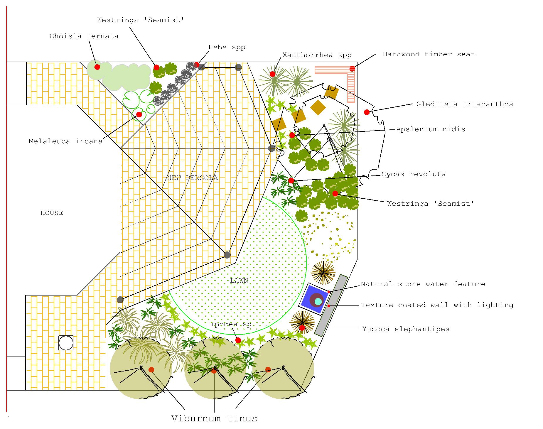 Design for courtyard home – gCADPlus