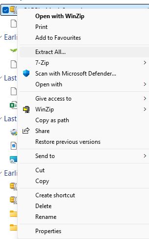 Extract Setup File